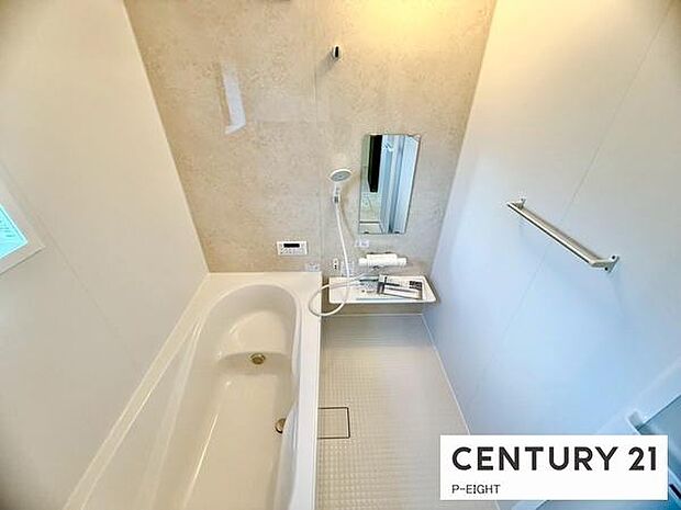 一坪サイズのお風呂で毎日の疲れを癒してください。