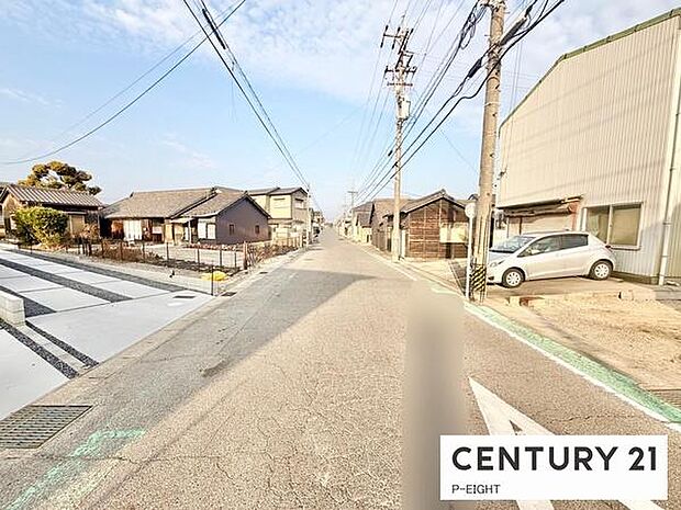 アスファルト舗装の道路です！