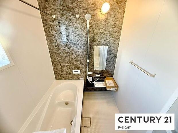 一坪サイズのお風呂で毎日の疲れを癒してください。