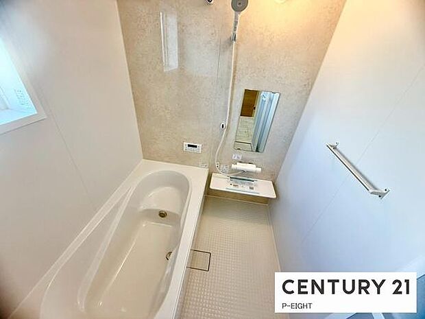 一坪サイズのお風呂で毎日の疲れを癒してください。