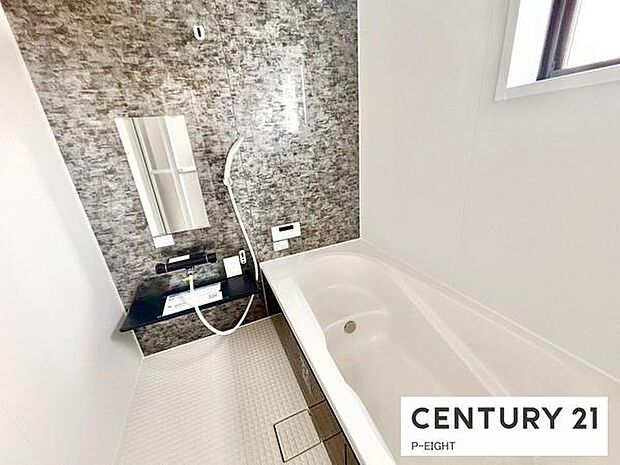 一坪サイズのお風呂で毎日の疲れを癒してください。