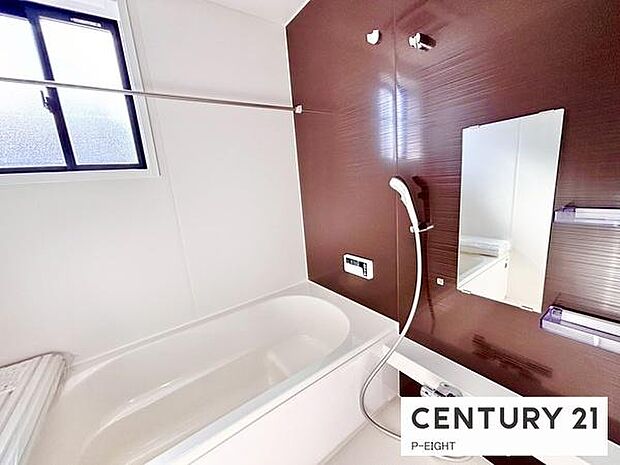 一坪サイズのお風呂で毎日の疲れを癒してください。