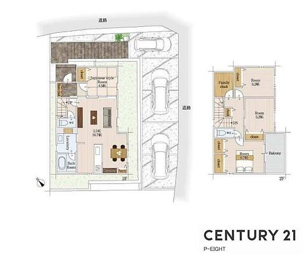 ファミリークローク付きの収納豊富な間取り!