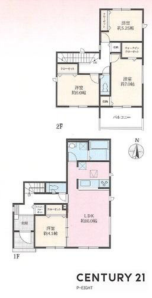 LDK16.0帖!収納豊富な間取り!