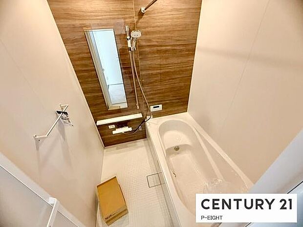 一坪サイズのお風呂で毎日の疲れを癒してください。