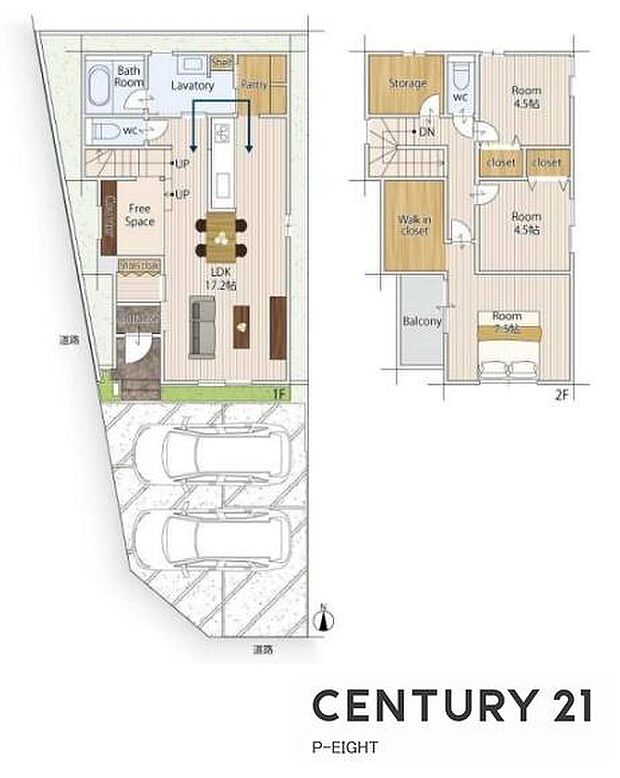全居室に収納スペースあり！収納豊富な間取り！
