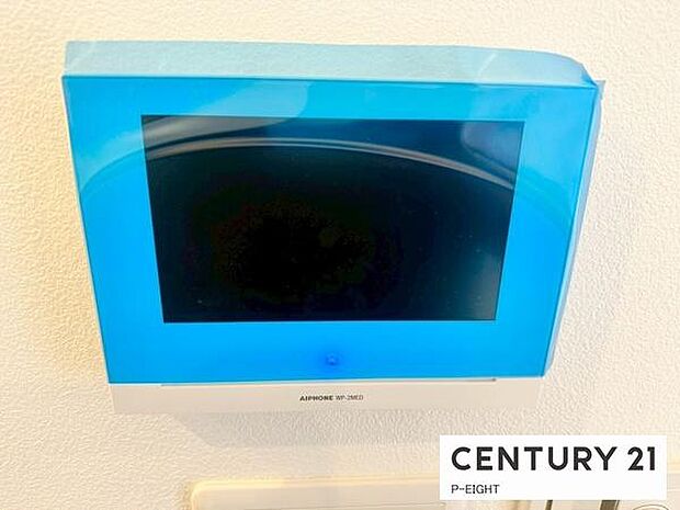 モニター付きインターホンで来客者の顔も見えて安心です！