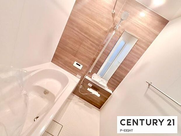 一坪サイズのお風呂で毎日の疲れを癒してください。