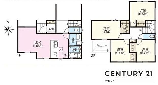 WICありの収納豊富な間取り！