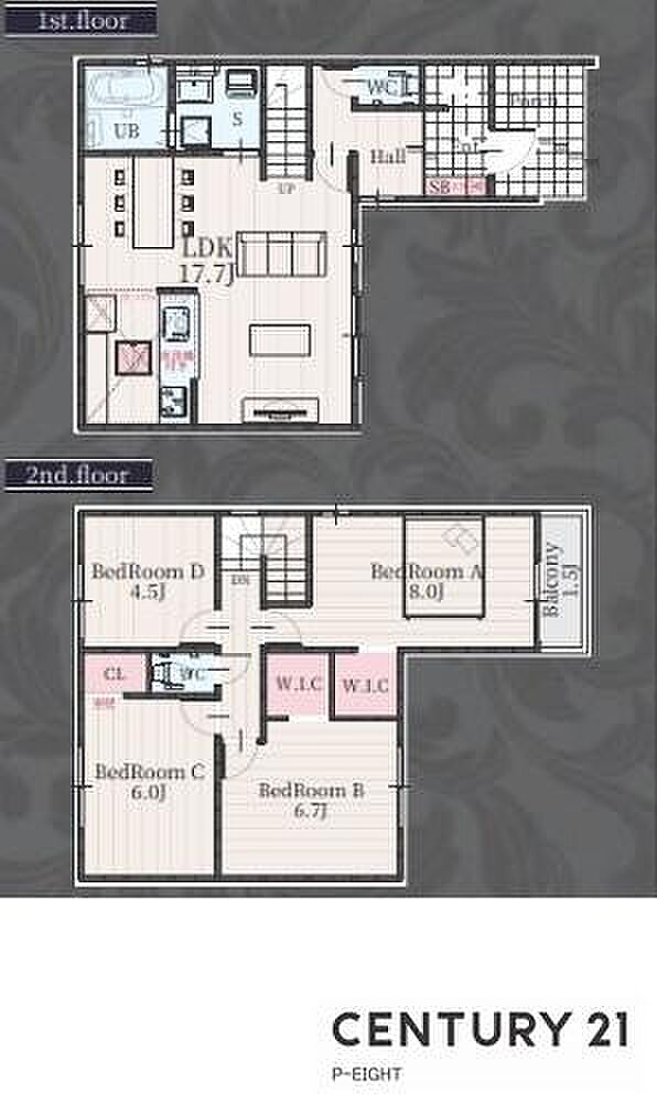 WICありの収納豊富な間取り！