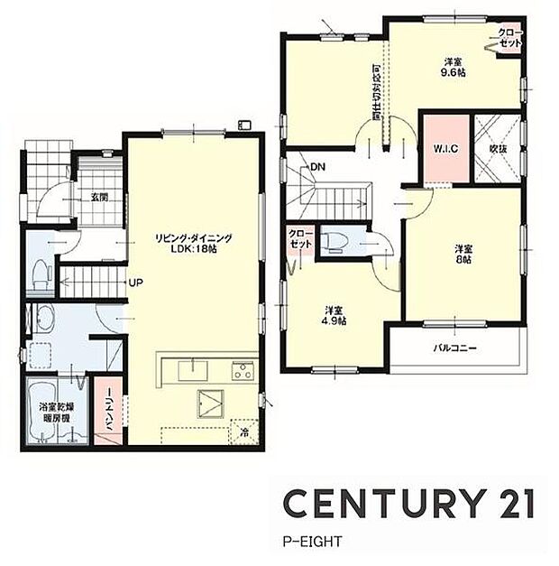 LDK18.0帖！収納豊富な間取り！