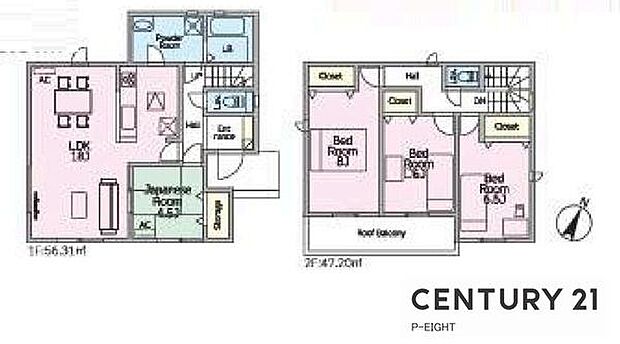LDK18.0帖!収納豊富な間取り!