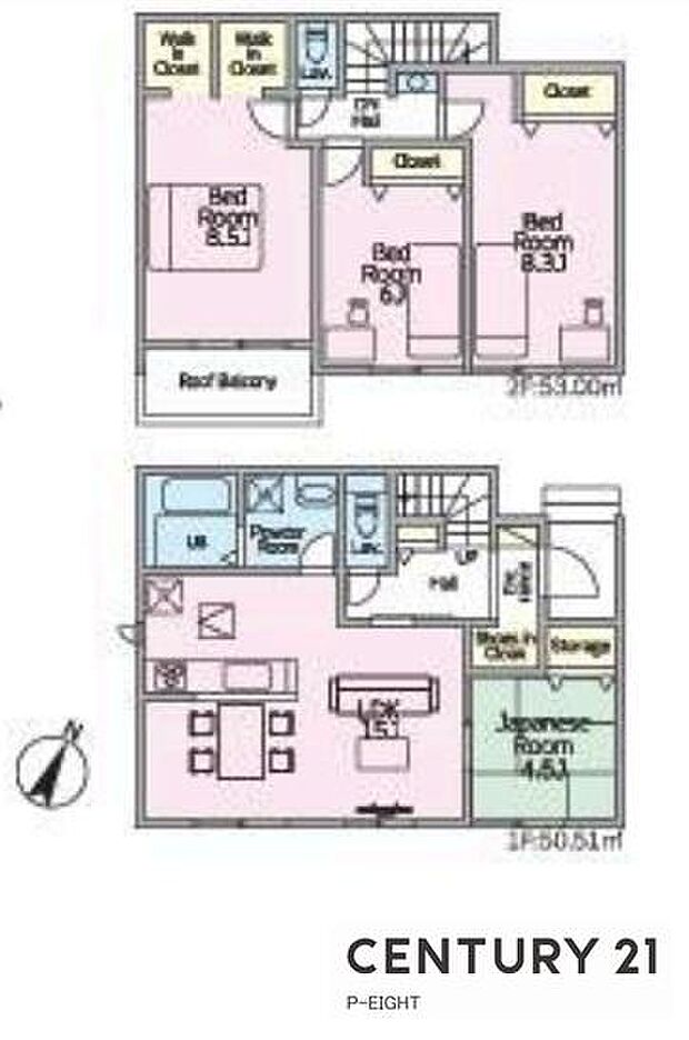 WICありの収納豊富な間取り!
