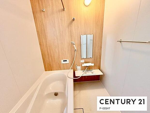 一坪サイズのお風呂で毎日の疲れを癒してください。