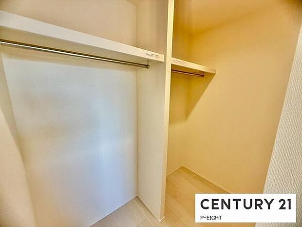 広めの収納スペースあり!