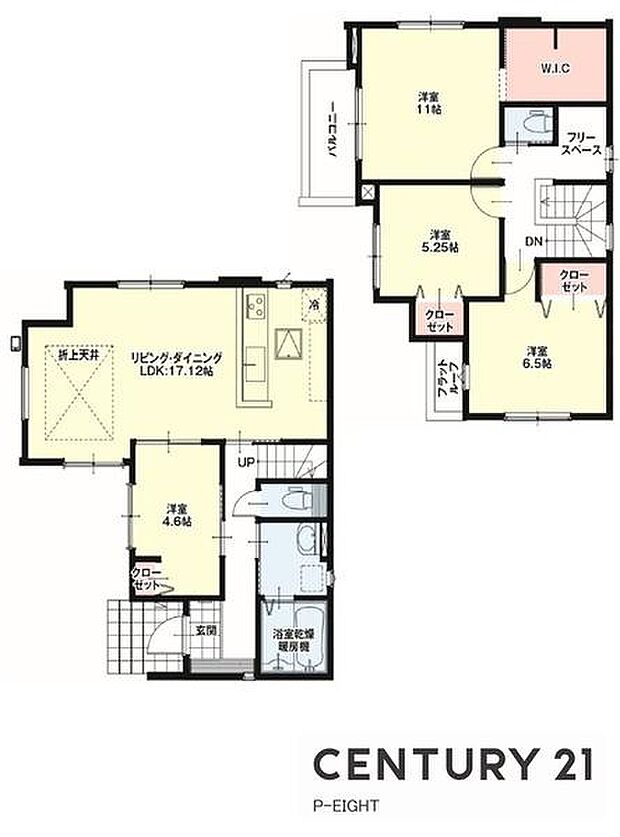 LDK17.0帖!収納豊富な間取り!