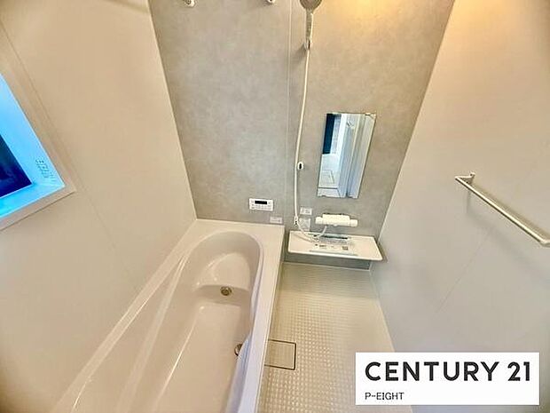 一坪サイズのお風呂で毎日の疲れを癒してください。