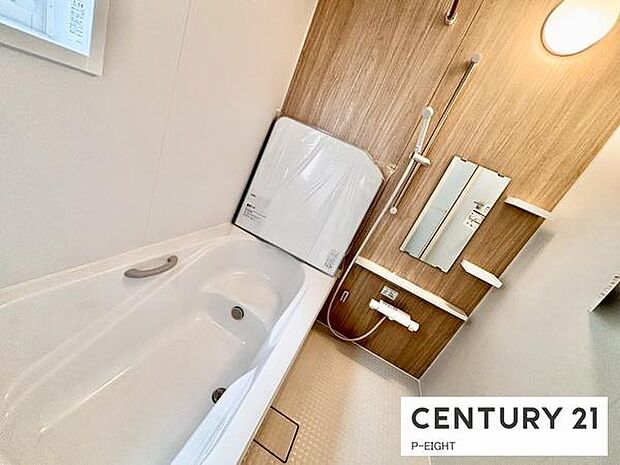 一坪サイズのお風呂で毎日の疲れを癒してください。