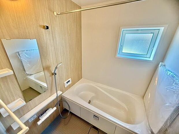 一坪サイズのお風呂で毎日の疲れを癒してください。