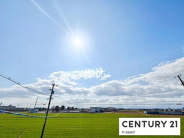 現地から見た眺望です！