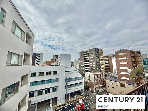 バルコニーから見える景色です！