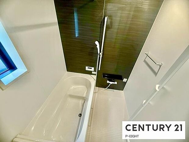 一坪サイズのお風呂で毎日の疲れを癒してください。