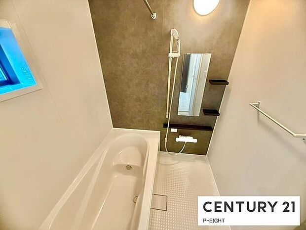 一坪サイズのお風呂で毎日の疲れを癒してください。