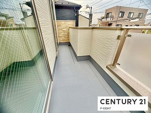 陽当り良好のバルコニーです!