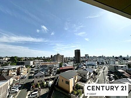 バルコニーから見える景色です!