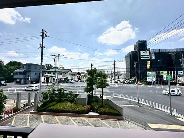 バルコニーから見える景色です！