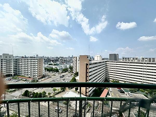 バルコニーから見える景色です！