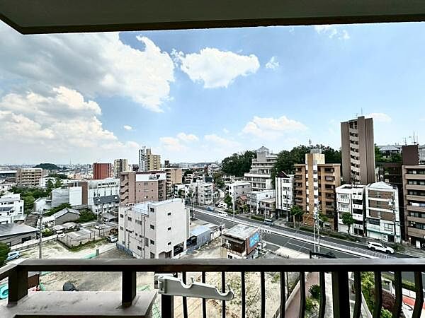 バルコニーから見える景色です！