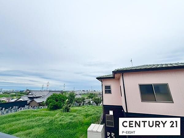 バルコニーから見える景色です！