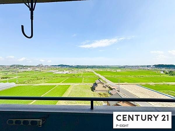 バルコニーから見える景色です！