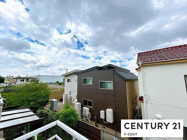 バルコニーから見える景色です！