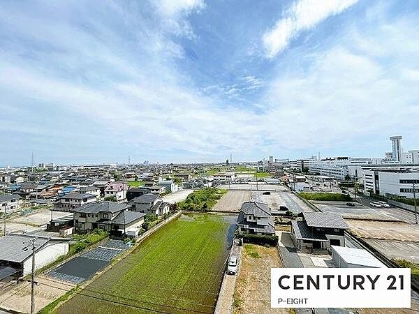 バルコニーから見える景色です！