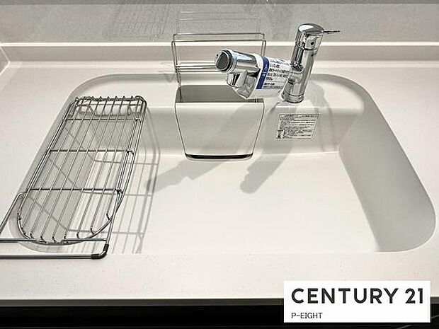 白を基調とした綺麗なシンクです!