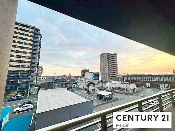バルコニーから見える景色です！