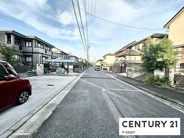 アスファルト舗装の道路です!