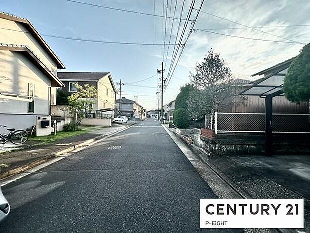 整備された道路です!