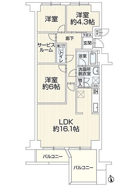 間取り：323000484774