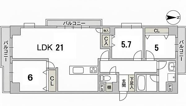 間取り：323000483959