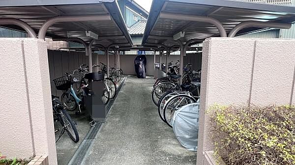 駐輪場です。