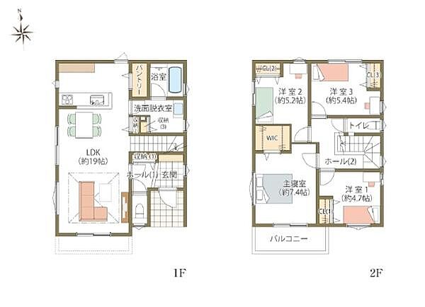 間取りを拡大表示