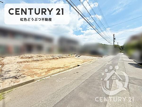 前面道路　別角度からの様子