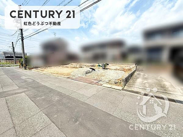 前面道路　別角度からの様子