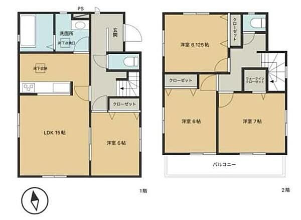 間取りを拡大表示