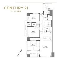 ルネファンタグラーレ府中是政 3LDKの間取り