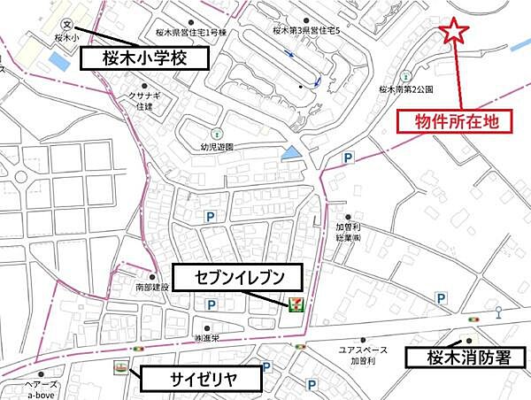 地図を拡大表示