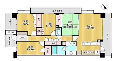 4LDK 間取り